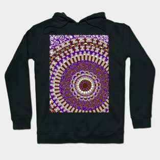 Tan, Brown, and Purple Mandala Hoodie